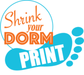 Reduce your dorm print logo